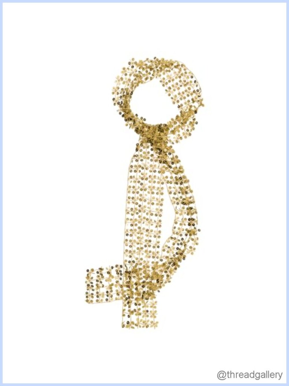 Sequin Fashion Scarf for Women Skinny Sparkly Neck Scarf Party Accessory 61x3.3